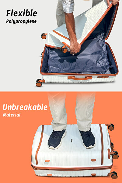 ZAAPPY Hard Shell 24 Inch (20-25kg) Unbreakable Luggage Lightweight, Secured Lock, Smooth Spinner Wheels