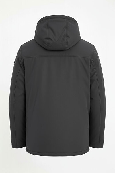 CIVILTIPOLO Wind and Water Repellent Coat & Jacket with Thick Fur Inside, Detachable Hood, and Zipper Pockets