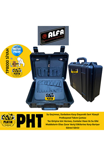 Alfa Tools Sert Plastik Teknisyen Takım Çantası Yüksek Kalite