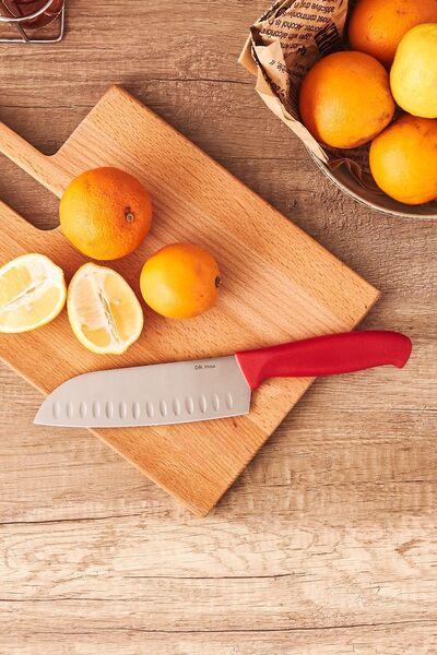 Dr. Inox Santoku Bıçağı Red 20 Cm