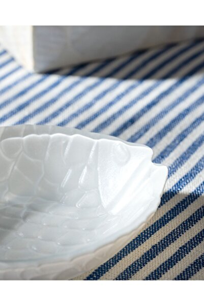 Madame Coco Poisson Plate - Small Size - White