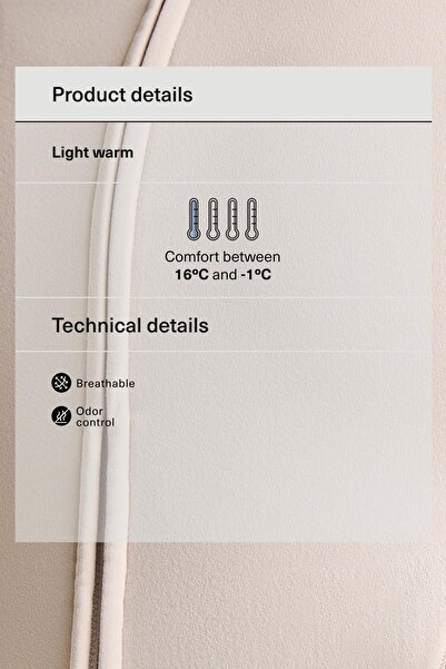 Oysho Light warm technical jacket