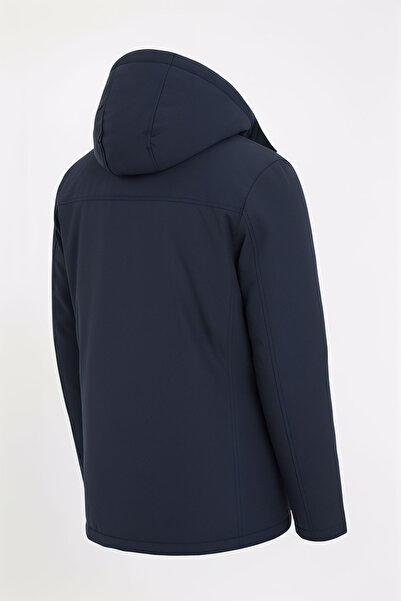 CIVILTIPOLO Wind and Water Repellent Coat & Jacket with Thick Fur Inside, Detachable Hood, and Zipper Pockets