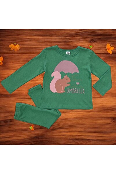 RYZE ÇOCUK Umbrella Pajama Set Green