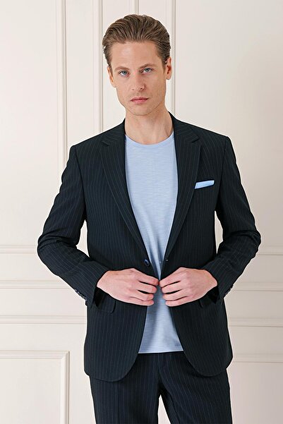 Efor C 673 Slim Fit Siyah Spor Ceket