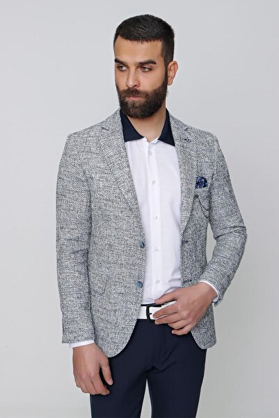 Efor C 610 Slim Fit Lacivert Spor Ceket