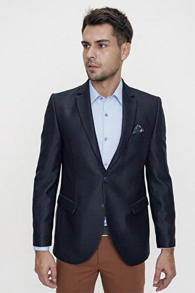 Efor C 596 Slim Fit Lacivert Spor Ceket