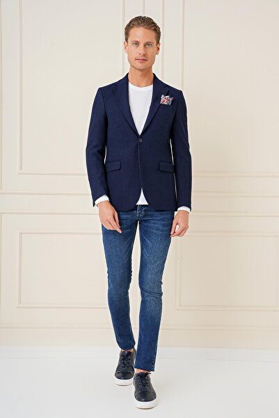 Efor C 686 Slim Fit Lacivert Spor Ceket