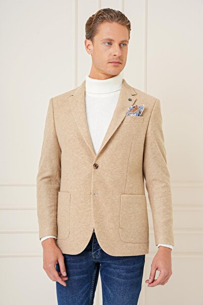 Efor C 689 Slim Fit Bej Spor Ceket