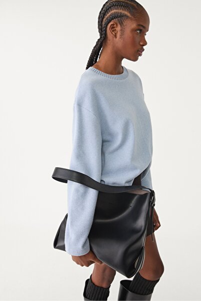 Stradivarius Knit round neck T-shirt