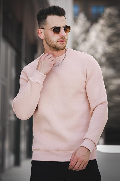 Oksit Φούτερ Gomez με λεπτή εφαρμογή, τριών κλωστών, με επένδυση από βαμβάκι, με λαιμόκοψη ποδηλατικού τύπου