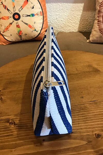 Masdala Egar Полотняна сумка для косметики в смужку, плетена