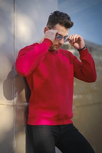 Oksit Φούτερ Gomez με λεπτή εφαρμογή, τριών κλωστών, με επένδυση από βαμβάκι, με λαιμόκοψη ποδηλατικού τύπου