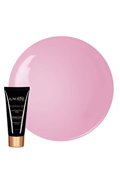LUXORISE Polygel REVOMAX GEL Roz Lăptos, 15ml