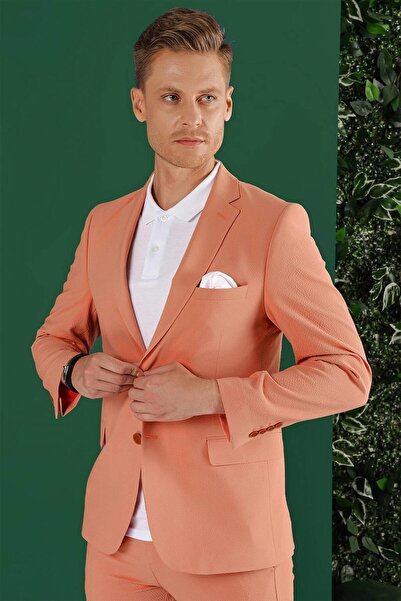 Efor C 647 Slim Fit Mercan Spor Ceket