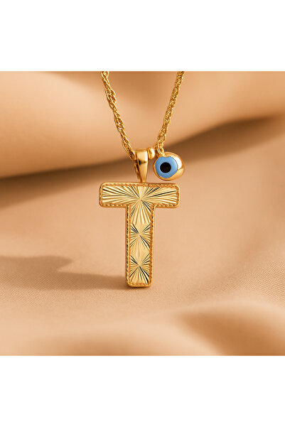 Ariş T Harfi Altın Kolye
