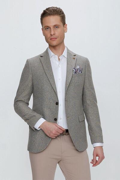 Efor C 633 Slim Fit Camel Spor Ceket