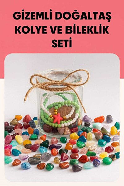 DenEs Life Natural Stone Surprise Jewelry Jar