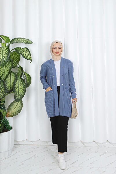 NİSUM MODA سترة مزينة بتفاصيل عين