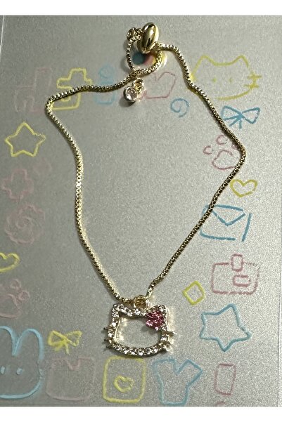 Hello Kitty Sanrio Gold Bileklik