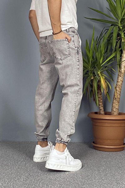 Alışveriş Sokağı Boyfriend Jogger Jeans with Elasticated Cuffs