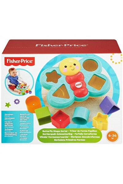 FISHER PRICE CDC22 Fisher-Price® Şekil Eşleştirme Arkadaşı Kelebek / Sıralama...