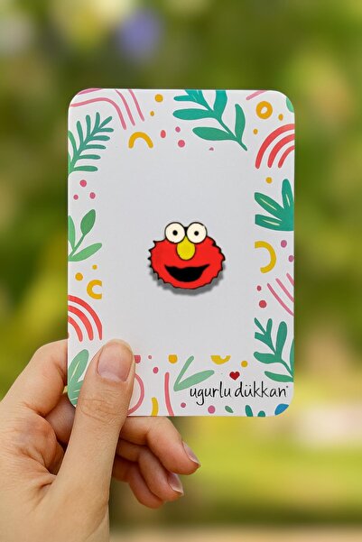 uğurlu dükkan Elmo Kurabiye Canavarı Rozeti