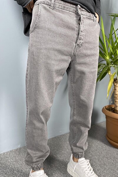 Alışveriş Sokağı Boyfriend Jogger Jeans with Elasticated Cuffs