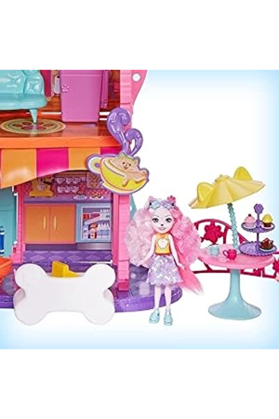 mattel Enchantimals Şehir Evi Ve Kafe Oyun Seti Hhc18