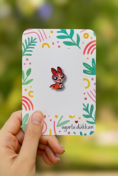 uğurlu dükkan Blossom Powerpuff Rozeti