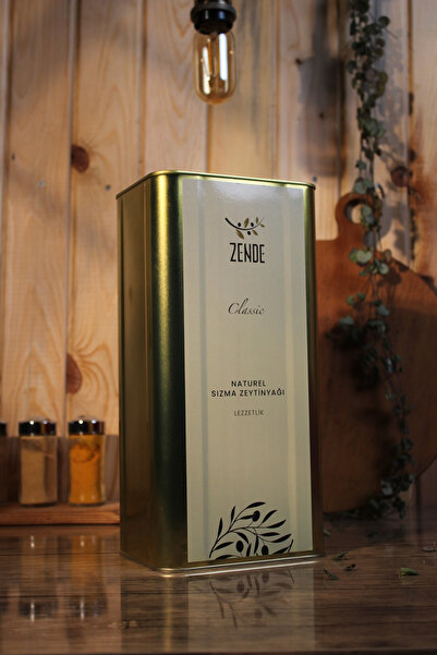 ZENDE Classic - Yemeklik Zeytinyağı 5 Lt | Natürel Sızma Zeytinyağı | %100 Doğal Ve Hakiki Zeytinyağı