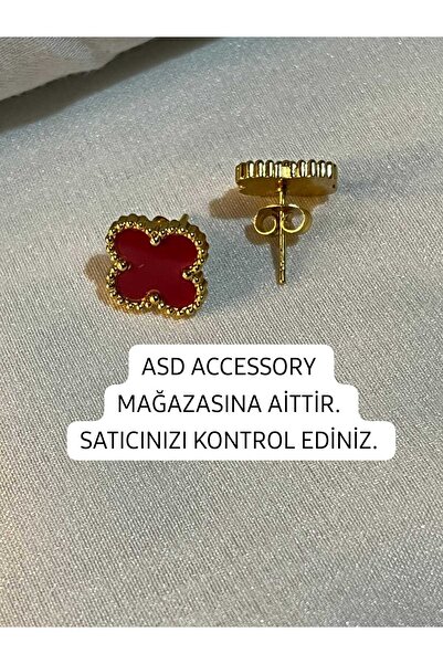 ASD TAKI أقراط من الفولاذ الأحمر طراز جولد يونكا (منتج جديد)