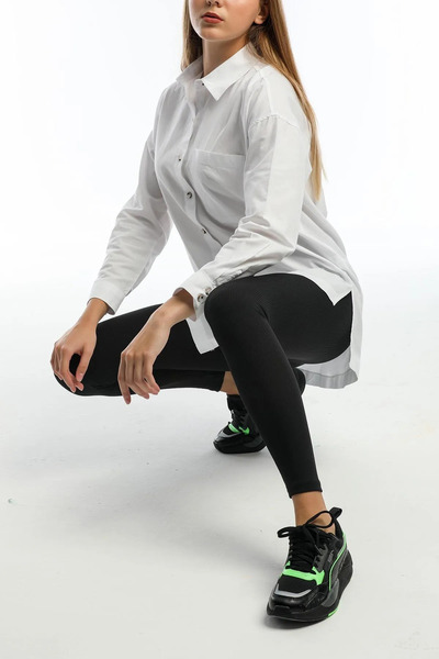 Cebel Hira Moda řasené legíny s vysokým pasem