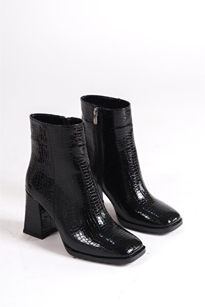 By Ramon Caliente Kadın Elite Küt Burun Topuklu Bot YENİ SEZON 2025 Kasımda ışıltını konuştur