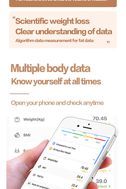 OEM Cântar inteligent cu 25 de indicatori corporali