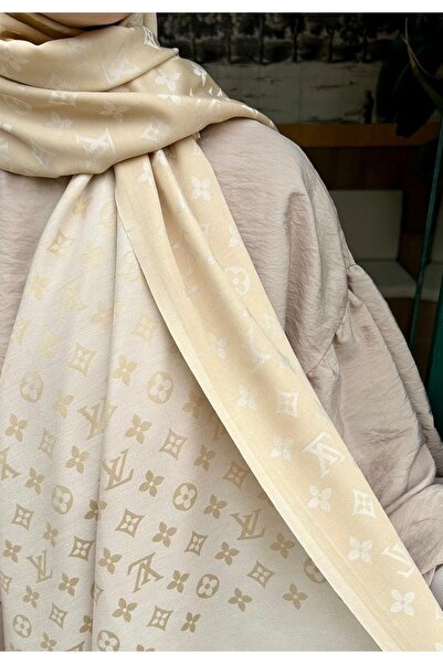 w white stars sports & wear شال مزدوج الجوانب بنمط G