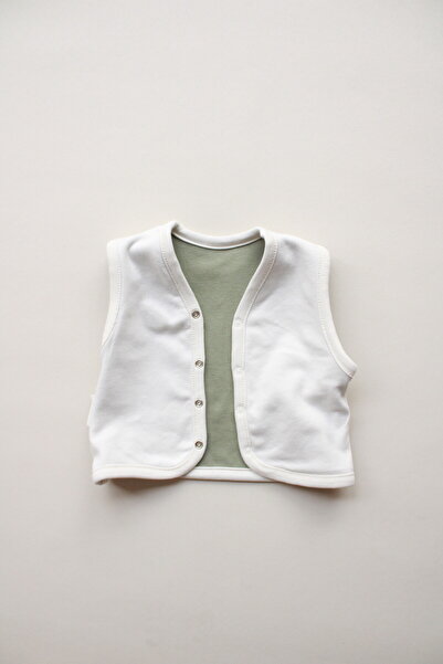 Oh La La Koala For Little Ones Avocado Embroidered Double-Sided Vest
