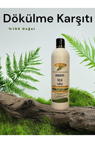 Genel Markalar Biberiye Özlü Tuzsuz Şampuan – 350 ml | Doğal Bitkisel Saç Bakım Şampuanı