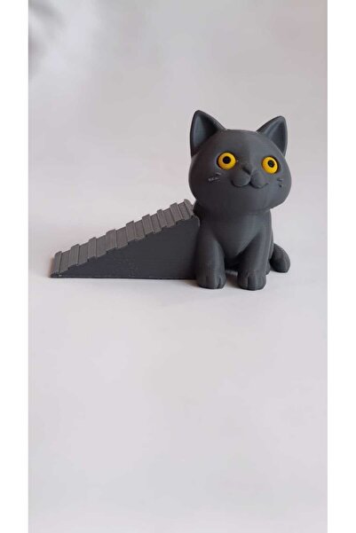 Moldream Kapı Altı Stoperi / Dekoratif & Kaymaz Taban / Kedi figürlü / kapı tutacağı