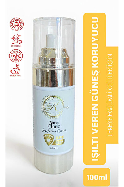 Nurse Clinic Leke karşıtı ,Işıltı ve Aydınlık görünüm veren Güneş kremi spot ...