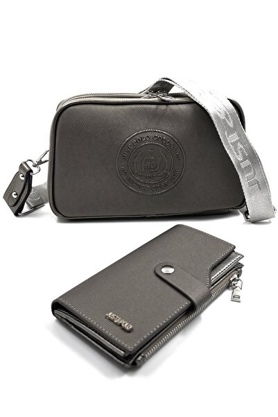 Just Polo kadın lacoste 5 bölmeli omuz çantası ve cüzdan kombini