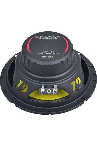 Ground Zero Σύστημα ηχείων αυτοκινήτου 2 δρόμων GZTC 165.2X 165mm, 100W RMS