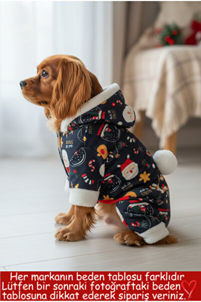Barneystore Kedi Köpek Yılbaşı Noel Tulum ( Çıt çıtlı)