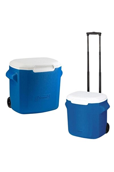 Coleman Soğutucu Buzluk - - 28 QT Tekerlekli - 26 lt - Mavi/Beyaz