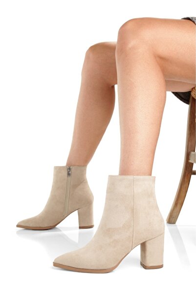 wense kadın sivri burun fermuarlı topuklu bot