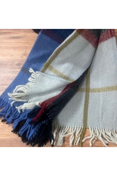 GENÇEV HOME COLLECTİONS Gençev Home &selin& Yün Scotch Battaniye Battal Boy & Scotch Yün Battaniye - Wool