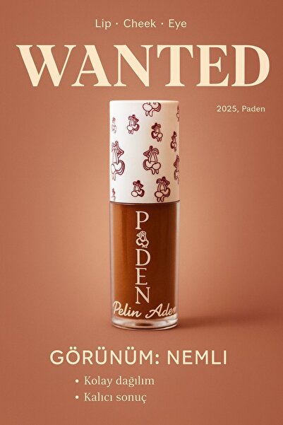 Paden Wanted Lip&Cheek&Eyes