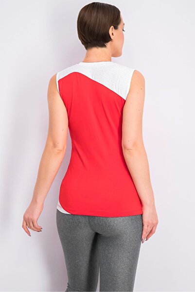 MIZUNO Women Premium High,Kyu Tank, Red and White