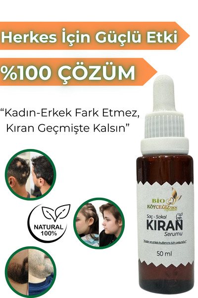 BİO KÖYCEĞİZDEN SOFRANIZA Saçkıran & Sakal Kıran Mucizevi Etki ( Erkek - Kadın ) Serum 50ml