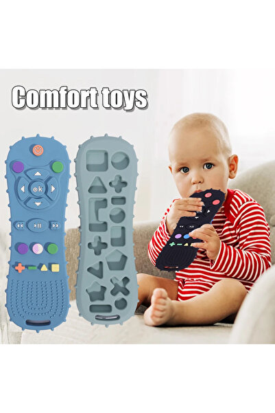 Choice Black 1PC Silicone Baby Toys TV Remote Control Shape Teether Toy BPA Free Silicone Teething Chewing